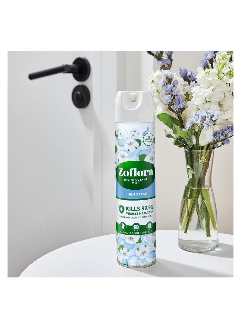 Zoflora Linen Fresh Aerosol 300 ML - Image 2