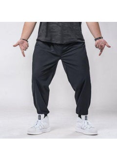 Camouflage Loose-Fit Casual Pants For Men Trendy Brand Summer Thin Style Sports Pants Plus Size Available Mens Wear Black leather cord pants