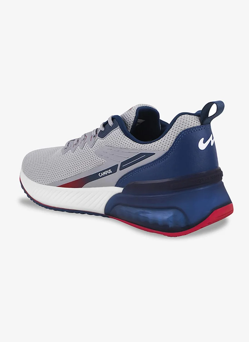 CAMPUS Men Promote Memory Foam Lace-Up Running Shoes-Grey