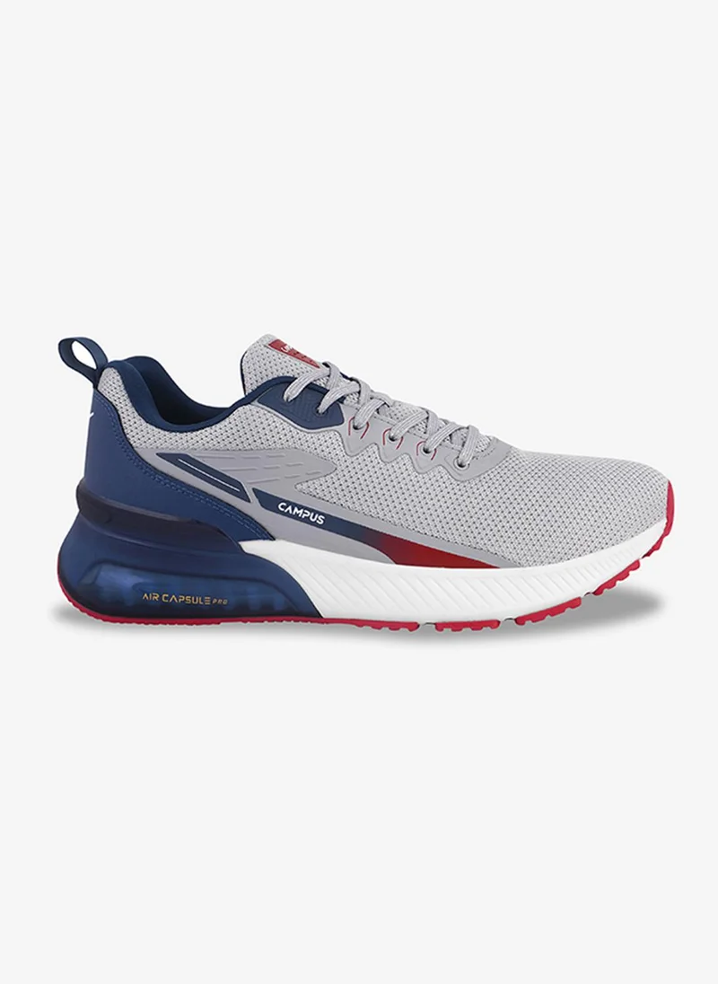 Campus Grey Men Promote Memory Foam Lace-Up Running Shoes-Grey for Men | Best Price UAE