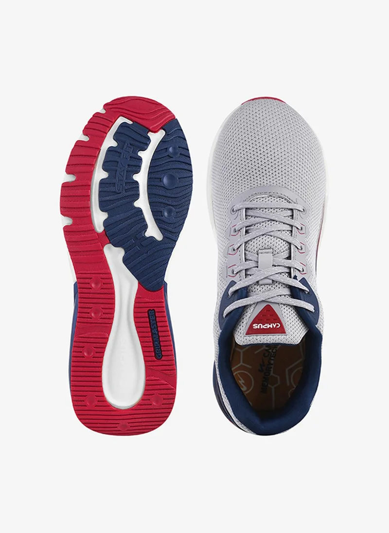 Campus Grey Men Promote Memory Foam Lace-Up Running Shoes-Grey for Men | Best Price UAE
