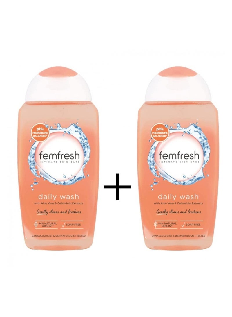 femfresh Fem Fresh Daily Care Wash for Sensitive Areas 1+1