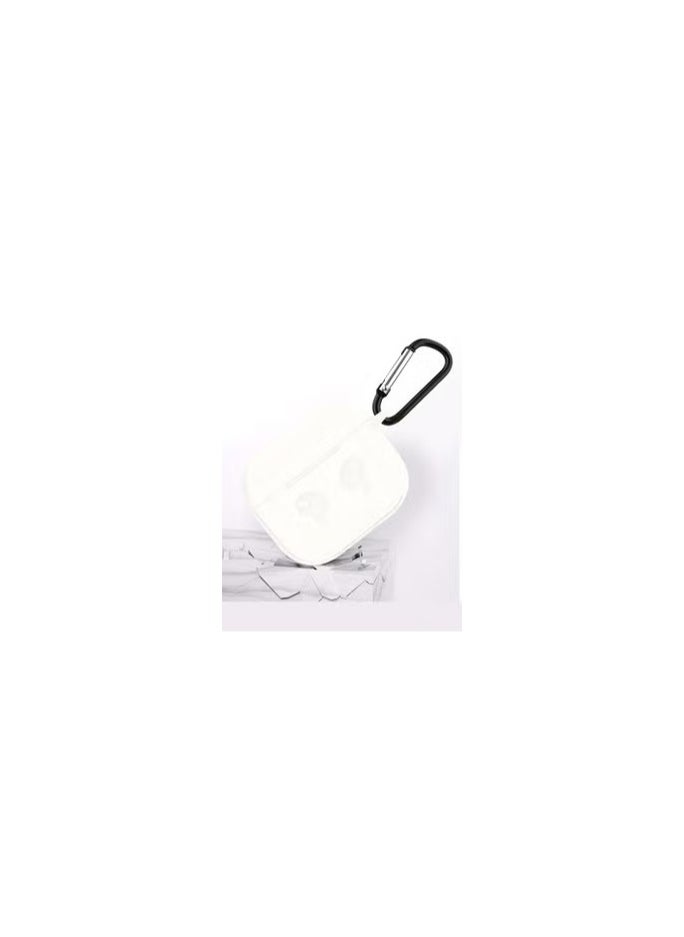 CATANES - Upgrade Cover Compatible with Airpods 3 Case Soft Silicone Skin Case Cover with Keychain for AirPods 3rd Generation Charging Case Cover Ultrathin Protective Case Front LED Visible Milky White - Image 1