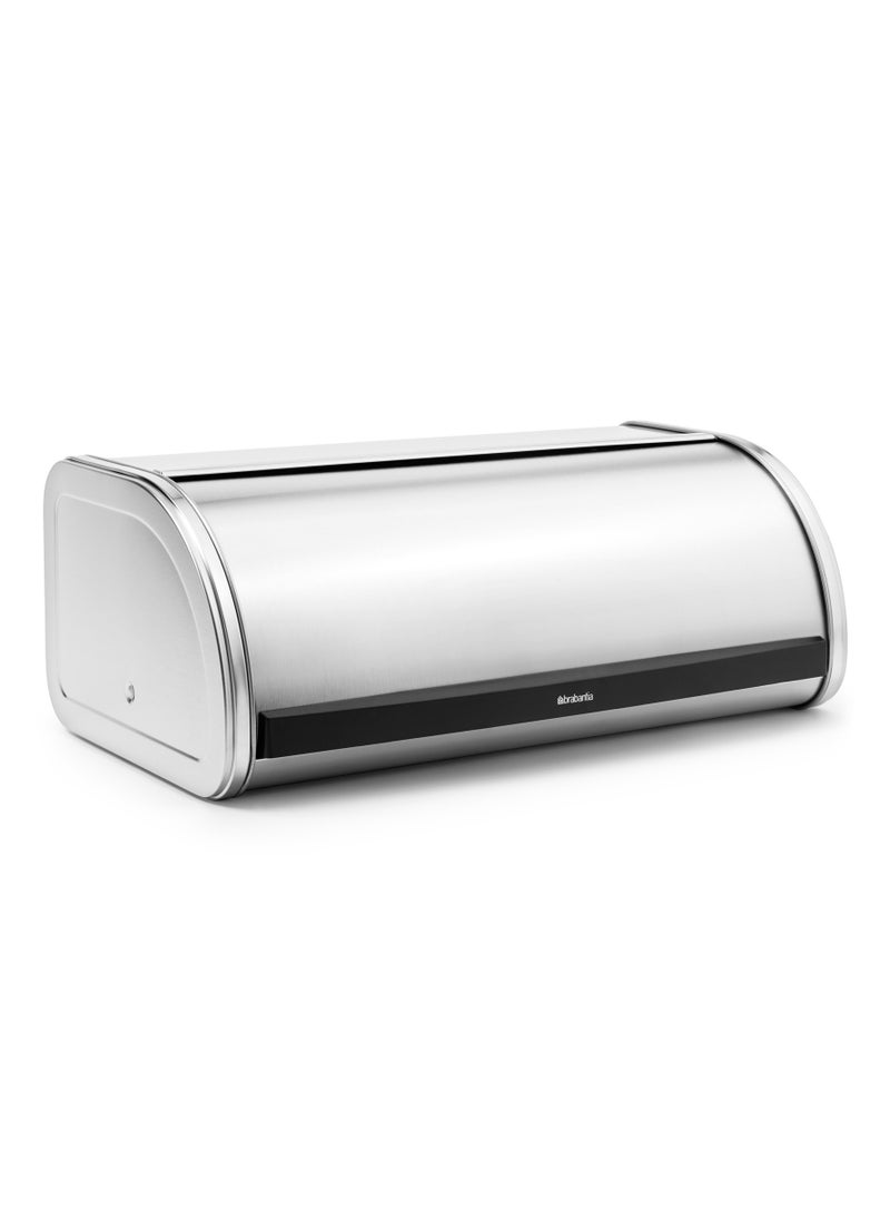 brabantia - Roll Top Bread Bin - Matt Steel - Image 1