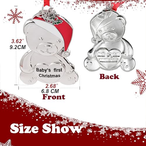 FYBW Baby's First Christmas Ornaments 2025, My First Christmas Ornament 2025 Girl Boy Baby 1st Christmas Ornament for Newborn Christmas Keepsake Gifts Decorations - Image 3