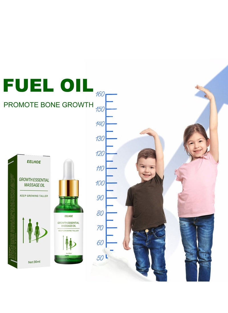 EELHOE Height growth care oil, plant heightening essential oil, plantar acupoint stimulation, healthy massage essential oil 30 ml - Image 1
