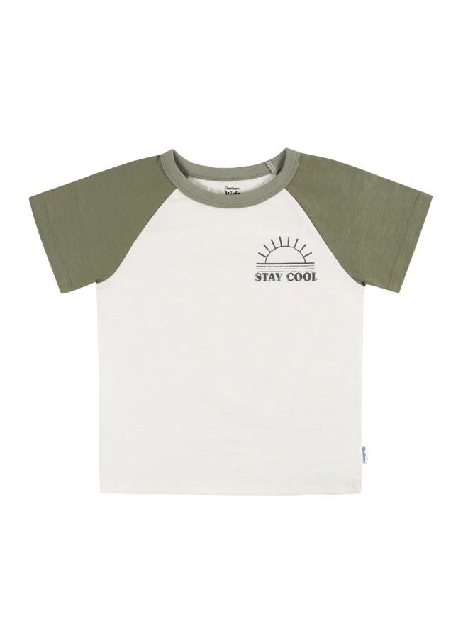 Gerber Baby Boy's Toddler 3-Pack Short Sleeve Pocket Tees, Stay Cool - Image 3