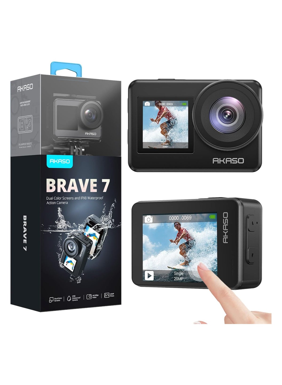 Akaso Brave Best Budget Action Camera 4k Akaso Brave Action Camera
