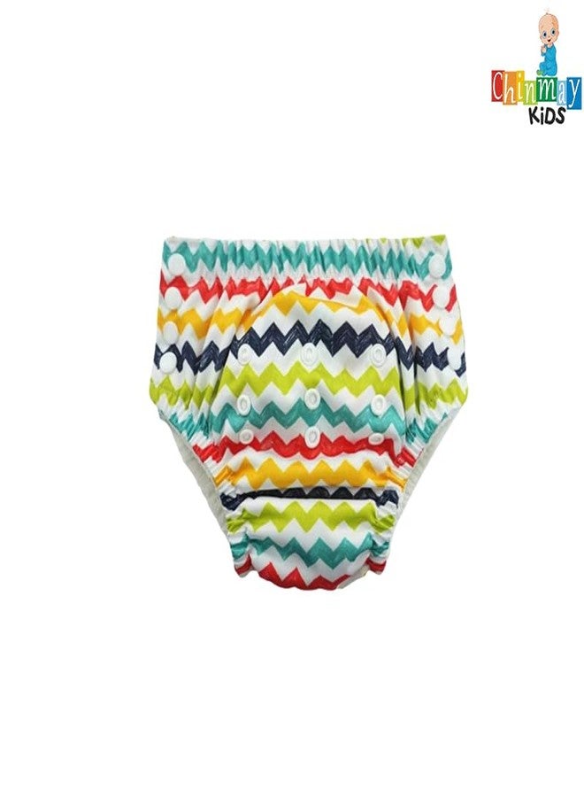Crawl'in Reusable Swim Diaper Pants – Pack of 2 Soft, Adjustable, and Leak-Proof Unisex Swimming Pool Wear for Infant Boys and Girls| Color | 117 - Image 2