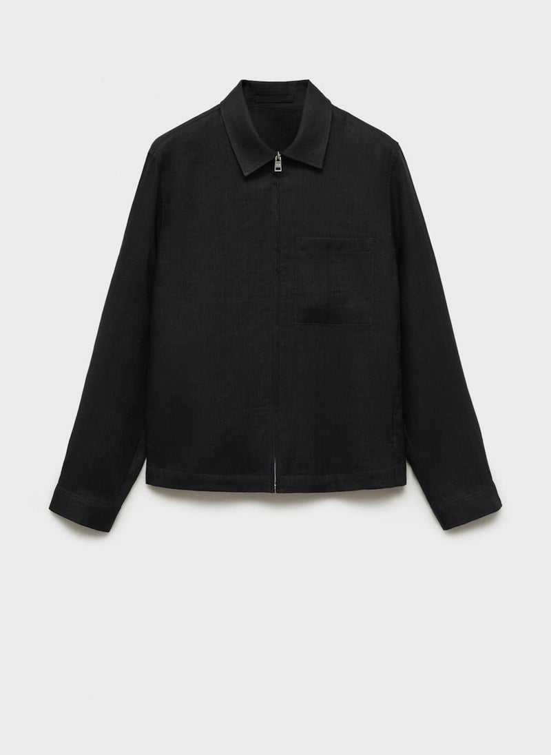 Mango Man Essential Zip Jackets  - Image 5