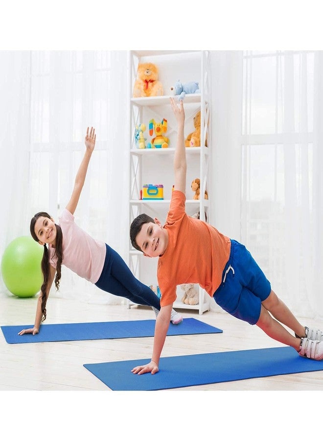 AKEEVA Yoga Mat for Exercise Home Workout Mats for Women, Men & Kids, Anti Slip Gym Mats, Mat for Meditation, Pilates Gymnastic, Non-Slippery, Soft - Image 3