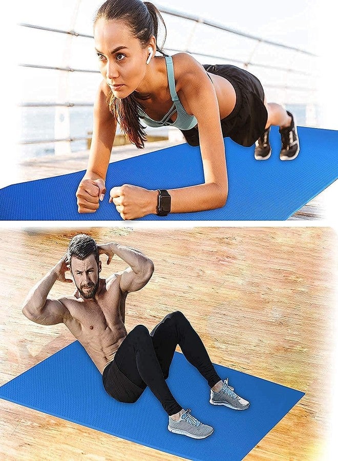 AKEEVA Yoga Mat for Exercise Home Workout Mats for Women, Men & Kids, Anti Slip Gym Mats, Mat for Meditation, Pilates Gymnastic, Non-Slippery, Soft - Image 4