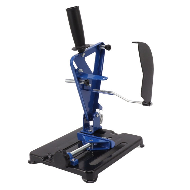 Angle Grinder Stand Cast Iron Base 115mm 125mm Compatible Long Handle Control - Multi Angle Cutting Up To 45 Degrees Grinder Holder for Workshop Metal Wood Cutting - Image 4