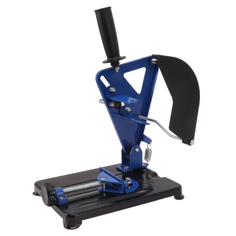 Angle Grinder Stand Cast Iron Base 115mm 125mm Compatible Long Handle Control - Multi Angle Cutting Up To 45 Degrees Grinder Holder for Workshop Metal Wood Cutting - Image 2
