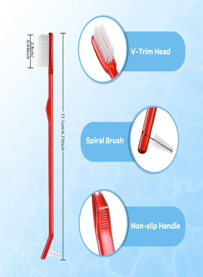 B Rush Double-Ended Orthodontic Toothbrush, V-Trim Head with Interdental Brush for Cleaning Ortho Braces, 3 Count (Pack of 3) Dental - Image 5