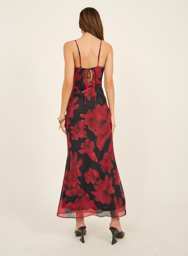 ستايلي فستان شيفون بنقوش الزهور - Image 5