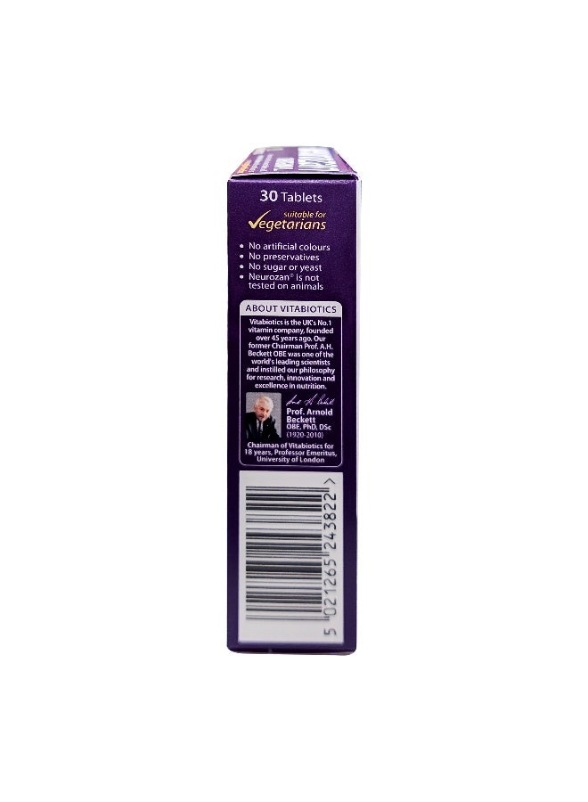 Vitabiotics Neurozan 30 Tablets - Image 2