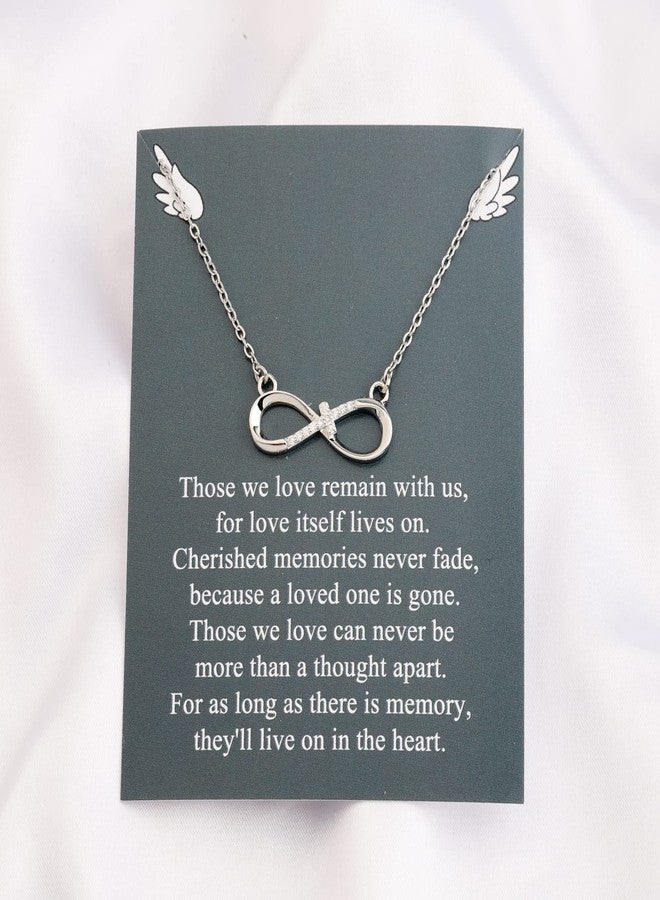 BNQL Memorial Necklace in Memory of Loved One, Environmentally Alloy Jewelry Gifts for Loss of Mother, Father, Son, Daughter, Brother, Grandmother, Friend, 17 inches - Image 3