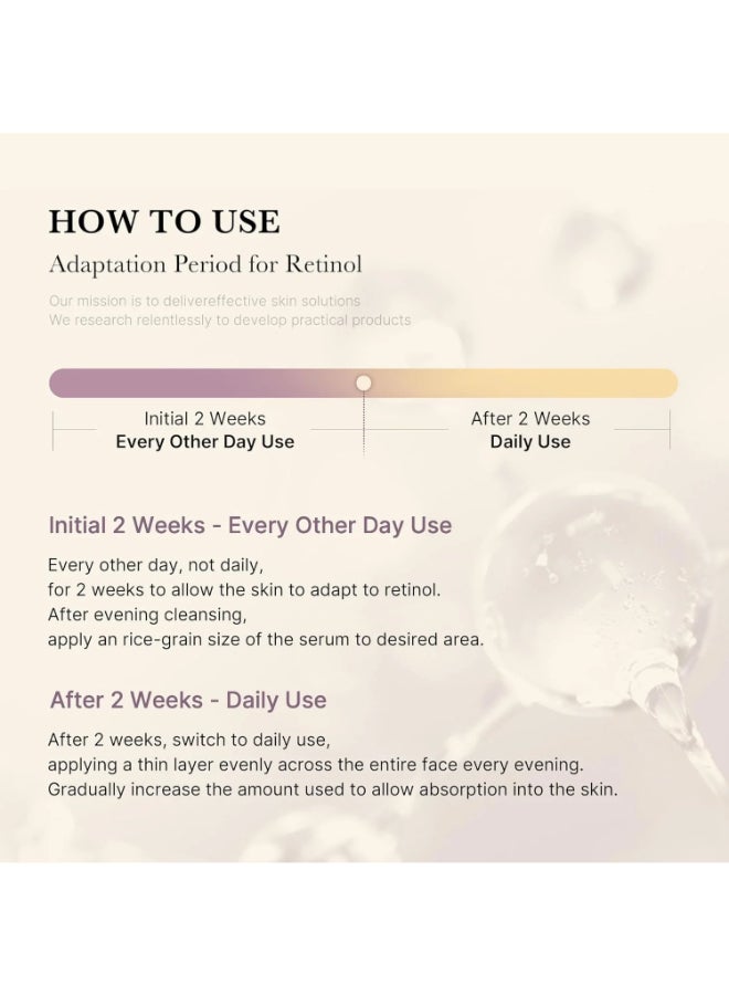 Medicube Deep Vita A Retinol Serum 30ml, Anti Aging Face Serum for Fine Lines Wrinkles & Dull Skin, Firming & Smoothing Retinol Treatment for Sensitive Skin, Cell Renewal Vitamin A Night Serum - Image 5