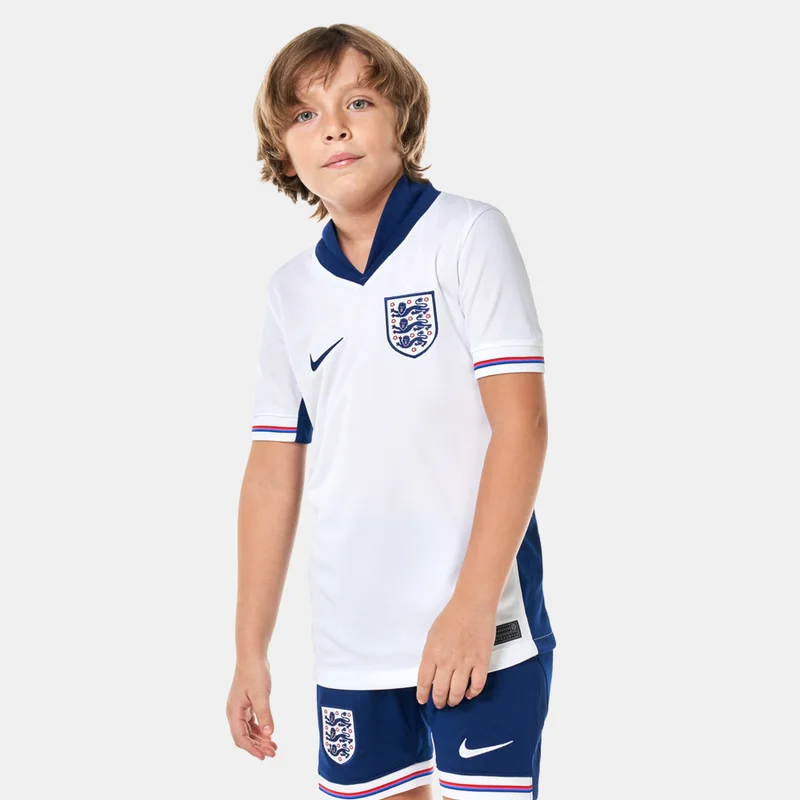 Nike Kids' England Stadium Dri-FIT Replica Home Football Jersey - 2024