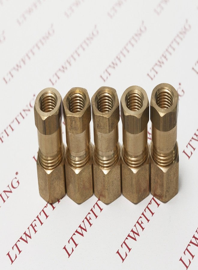 LTWFITTING Brass 3/8-Inch OD x 1/8-Inch Female NPT Compression Connector Fitting(Pack of 5) - Image 2