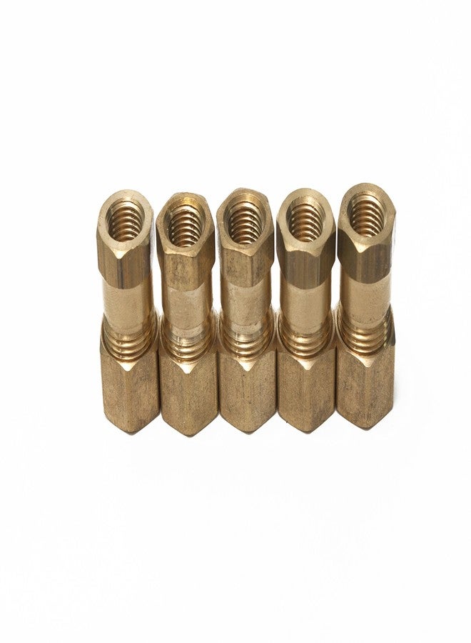 LTWFITTING Brass 3/8-Inch OD x 1/8-Inch Female NPT Compression Connector Fitting(Pack of 5) - Image 1