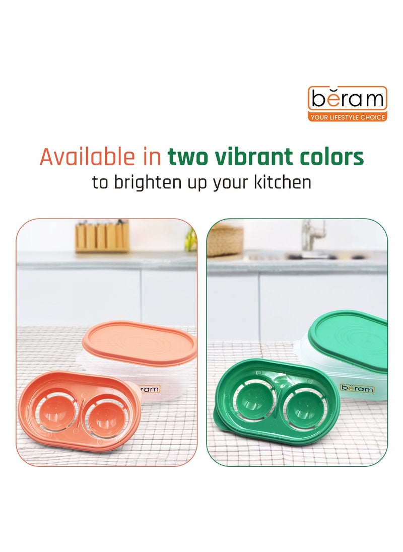Beram - Egg White and Egg Yolk Separator, Divider Tool With Storage Box, Filter Container, Food Grade, Kitchen, Eggs, Baked, Dessert, Quality Tools for Daily Use - Image 1