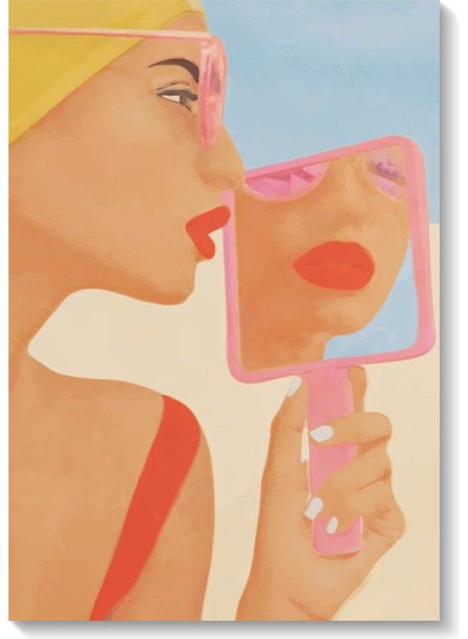 RYN Decorative Wall Art Painting Multicolour 40 x 60cm - Image 2