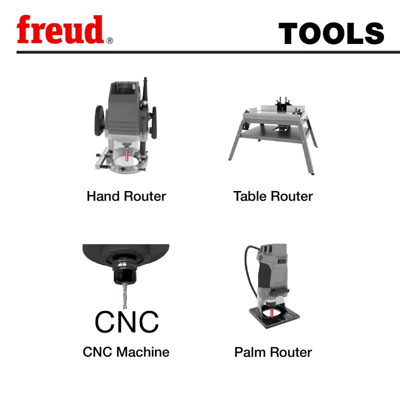 Freud 16-103: 23/32" (Dia.) Mortising Bit with 1/4" Shank - Image 4