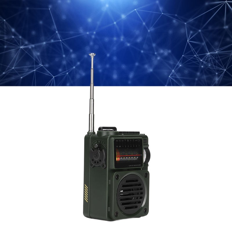 HRD‑700 Radio Music Player Full Band Broadcast Reception NOAA Bluetooth Memory Card Play Portable Radio for Old People - Image 5