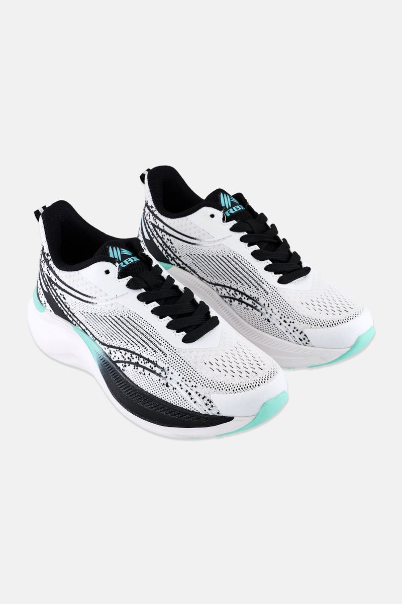 RBX Women Brand Logo Lace Up Training Shoes, Multicolor  - Image 1