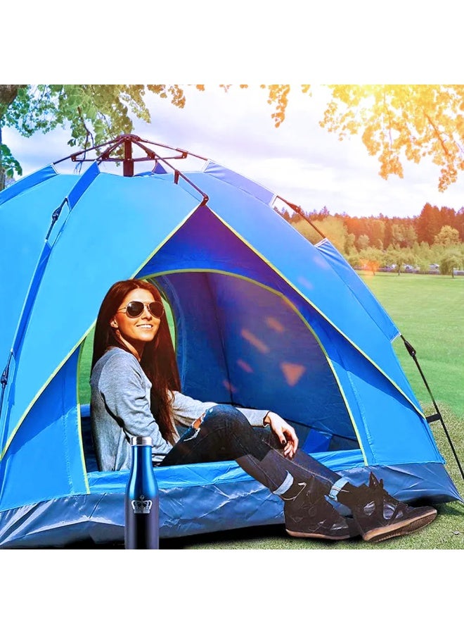 توبيز خيمة تخييم توبي الجديدة لشخصين أو ثلاثة أشخاص، خيمة خارجية منبثقة أوتوماتيكية، خيمة شاطئ مقاومة للرياح والأمطار وواقية من الشمس بدون نافذة - Image 5