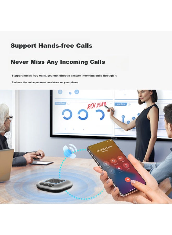 Patriots Aigo T06 Conference Microphone Speaker, Bluetooth Wireless Usb Desktop Speaker, Tencent Professional Conference Room Pickup Device - Image 3