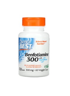 Doctor's Best Benfotiamine 300 with BenfoPure 300 mg 60 Veggie Caps  - Image 1