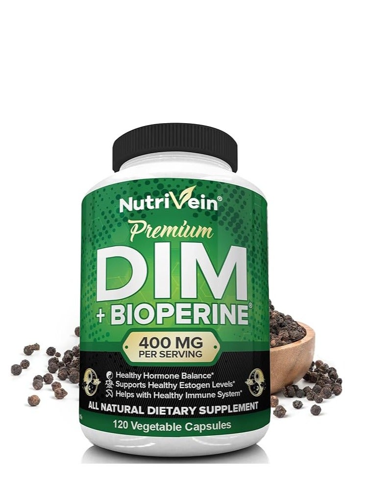 نيوتريفين ي آي إم دييندوليل ميثان بالإضافة إلى بيوبيرين 400 مجم 120 كبسولة