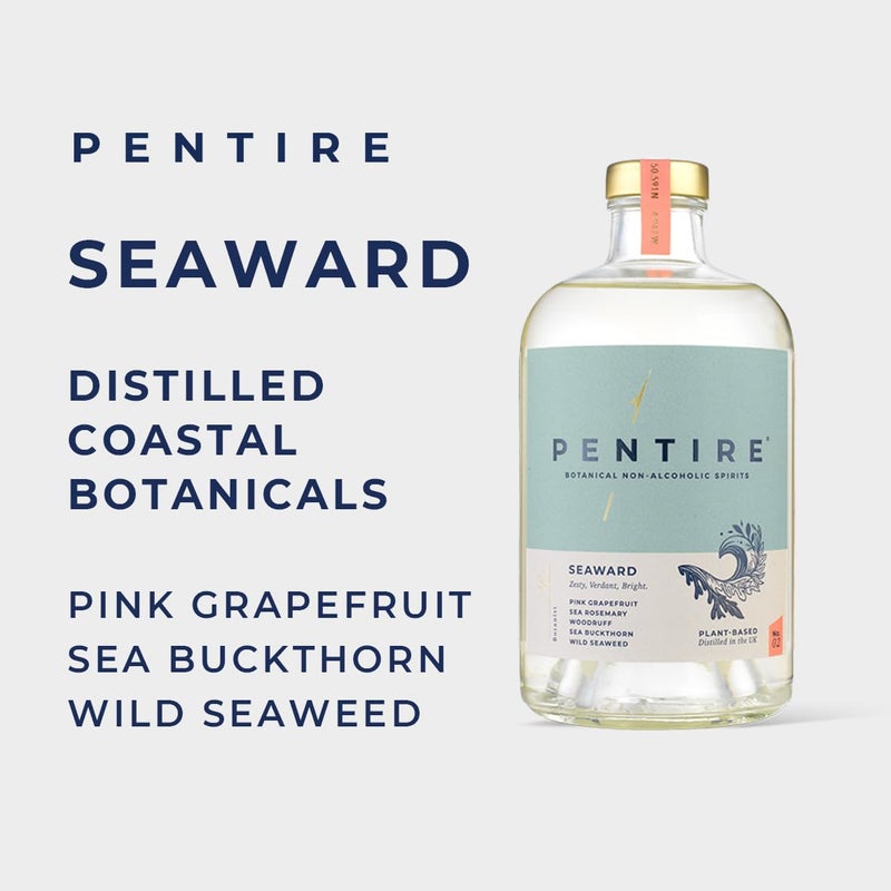 Pentire Seaward 70cl - Botanical Alcohol Free Spirit - Distilled from Native Cornish Plants - No Added Sugar - Vegan - Nothing Artificial - Non Alcoholic Grapefruit Spirit - Image 2