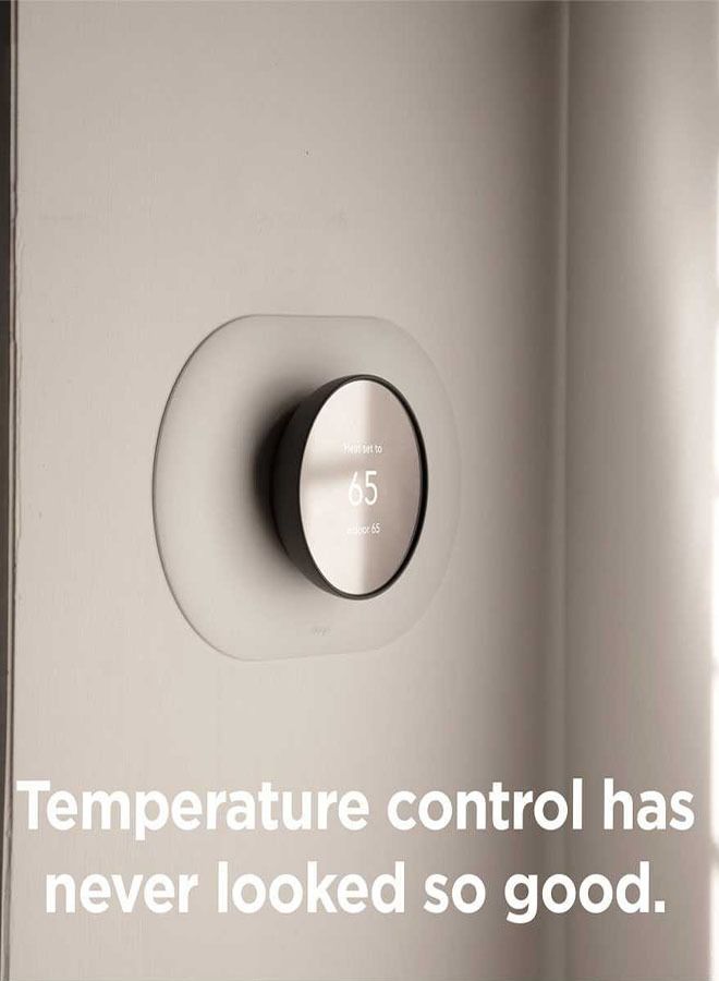 Elago Wall Plate Cover Plus for Nest Thermostats 2020/ Easy Installation / Anti-Scratch Finish / Circular Wall Plate Design / Double Coated Protection - Mint Green  - Image 2