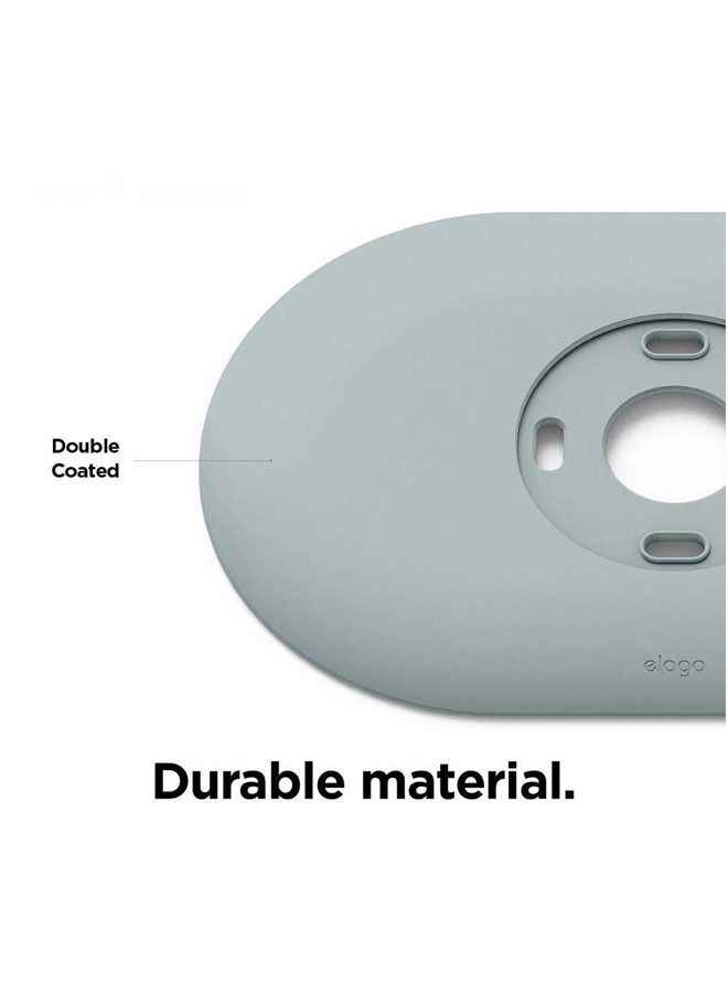 Elago Wall Plate Cover Plus for Nest Thermostats 2020/ Easy Installation / Anti-Scratch Finish / Circular Wall Plate Design / Double Coated Protection - Mint Green  - Image 4