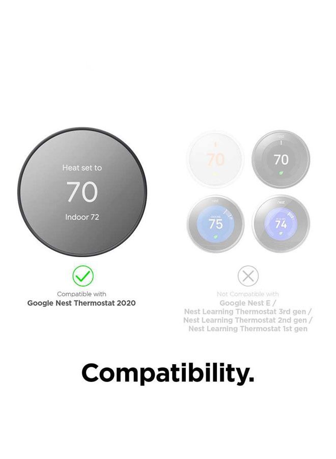 Elago Wall Plate Cover Plus for Nest Thermostats 2020/ Easy Installation / Anti-Scratch Finish / Circular Wall Plate Design / Double Coated Protection - Mint Green  - Image 5