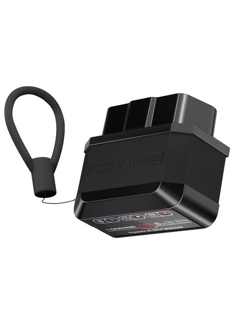 OBD2 Scanner Bluetooth 5.2, Wireless Auto Fixd Car Diagnostic Tool，Works with iOS/Android，Car Check Engine Car Code Reader, Clear Error Code ，Performance Test ，Applicable to 99% of Cars
