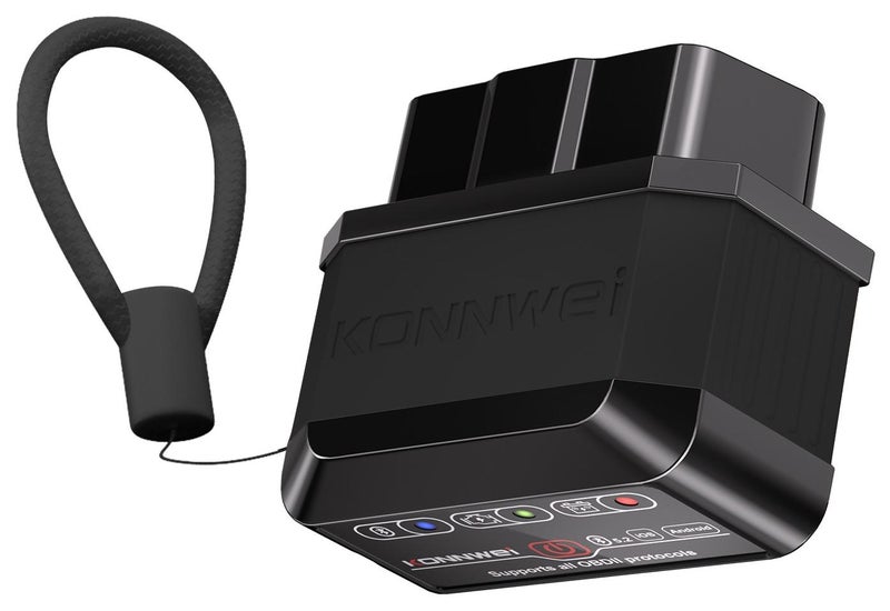 Konnwei OBD2 Scanner Bluetooth 5.2, Wireless Auto Fixd Car Diagnostic Tool，Works with iOS/Android，Car Check Engine Car Code Reader, Clear Error Code ，Performance Test ，Applicable to 99% of Cars - Image 1