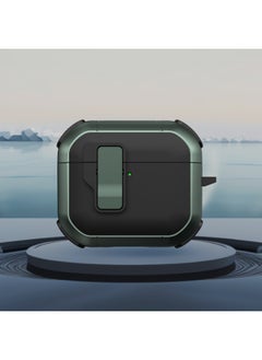 Suitable For Apple Airpods4 Generation Earphone Case Magnetic Suction Automatic Switch Airpods Pro2 Drop-resistant Creative Soft Case-Color:For Apple Green-Applicable Models:Airpods Pro2