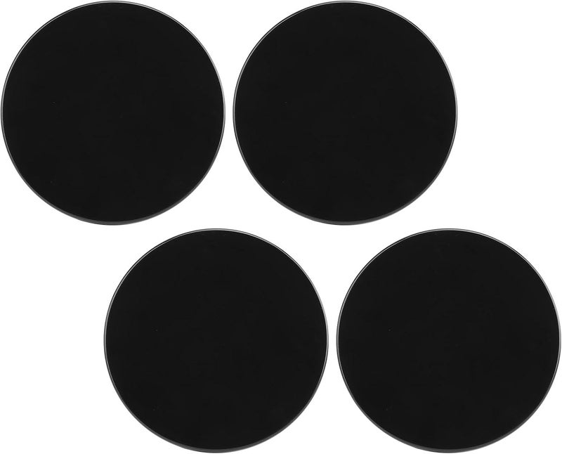 Zopsc 4PCS Wheel Center Cap 60mm Inner Diameter 70mm Outer Diameter Rim Hub Central Hubcap Replacement Universal for Car SUV Wheel Center Hub Cover (Black) - Image 1