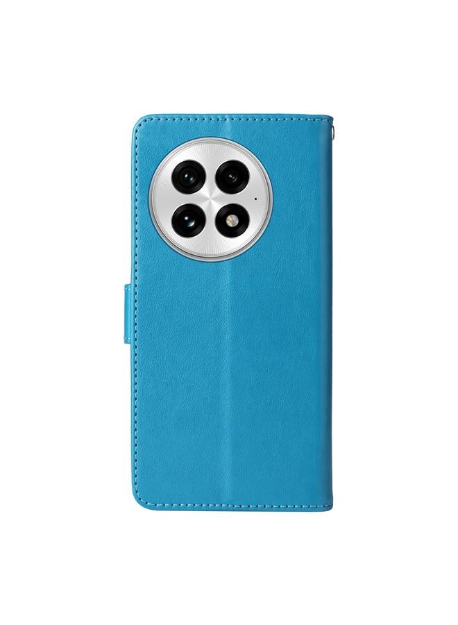 S-TOP Case For OnePlus 13 Embossed Butterfly Flowers Leather Phone Case - Image 3