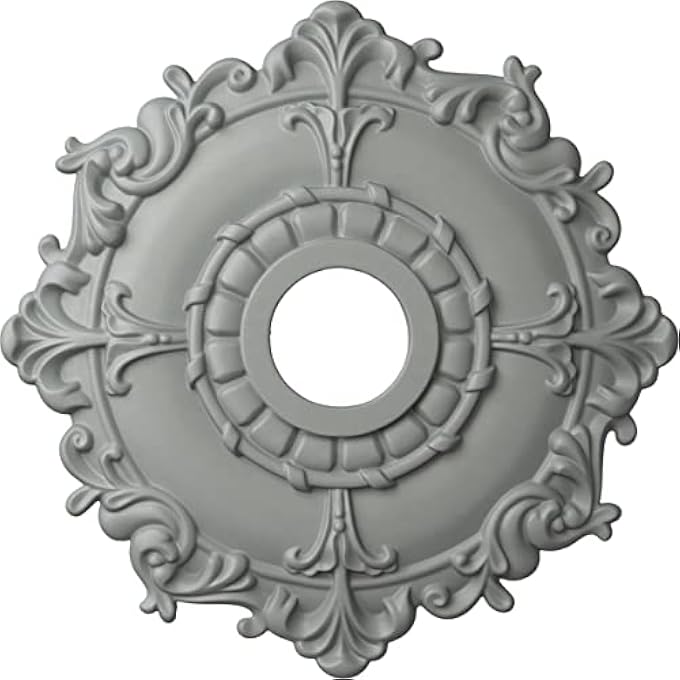 CM18RL RILEY CEILING MEDALLION, 18"OD X 3 1/2"ID X 1 1/2"P, FACTORY PRIMED - Image 1