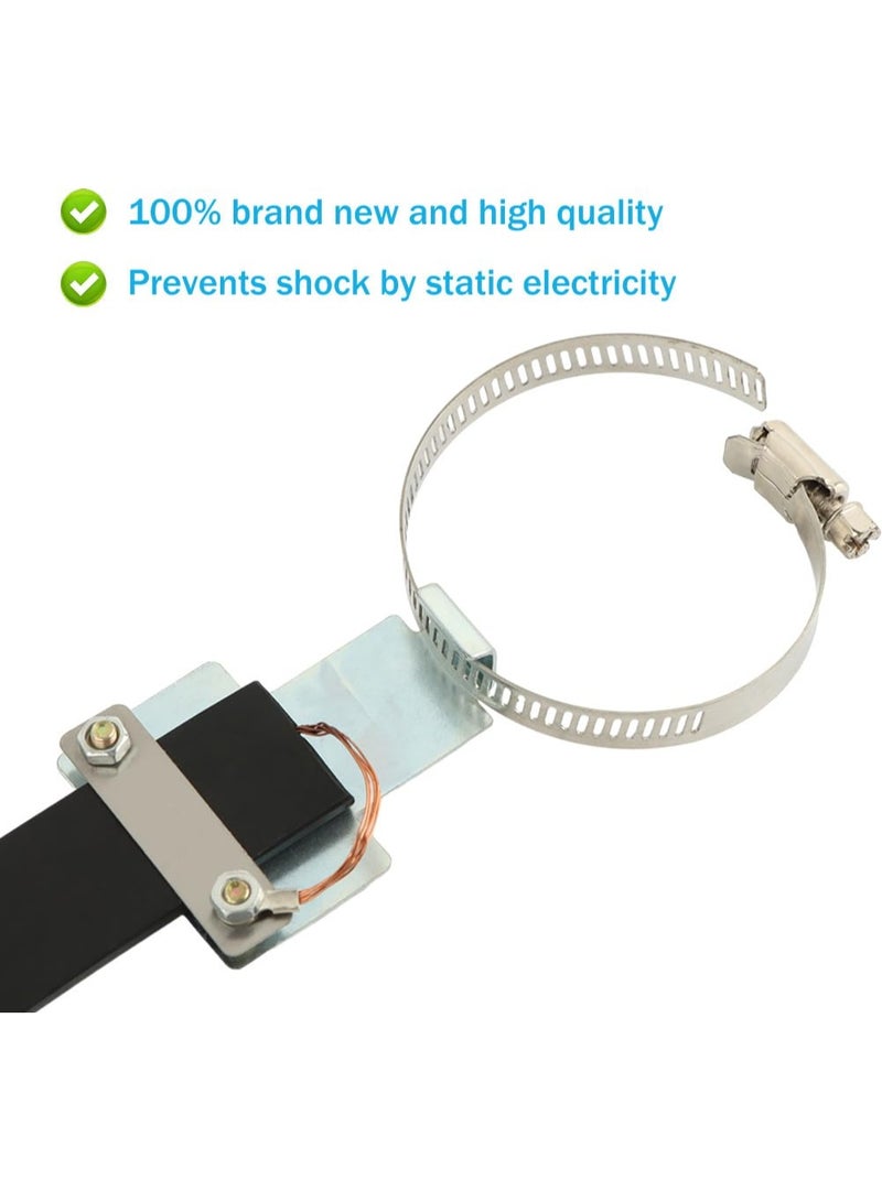 شريط مرن مضاد للكهرباء الساكنة للسيارات، أسود، 35-38 سم، مناسب لموديلات SUV. - Image 3