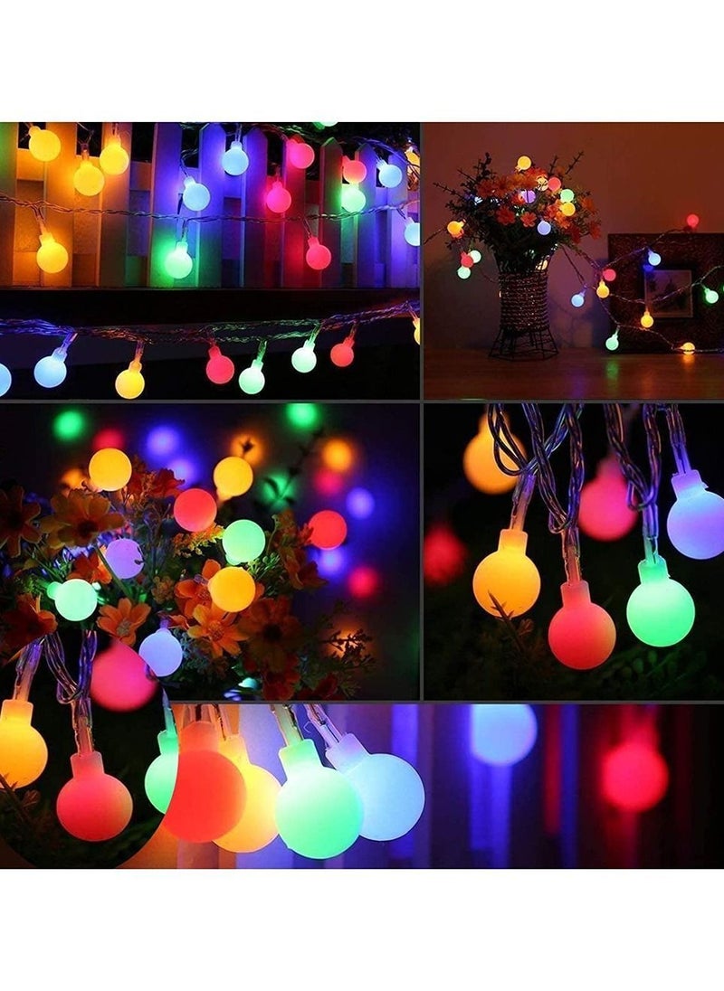 Decorative Lantern, SYOSI Outdoor String Lights 6M, Battery Operated Fairy Lights, Colorful Lamp