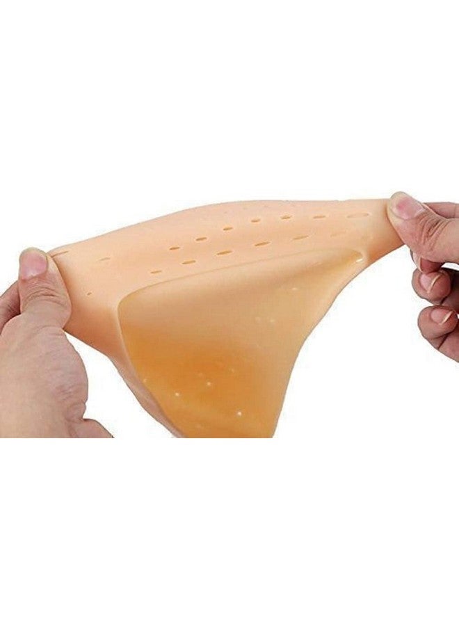 CHEM-AB ENTEREPIRSE Moisturizing Silicone Gel Anti Crack Half Heel Socks for Men and Women - Image 4