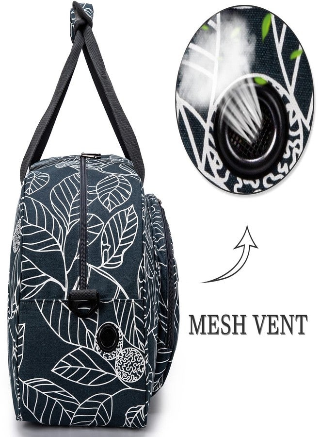 AROME Yoga Mat Bag for Women Men, Large Canvas Yoga Bag for 1/4" 1/3" 2/5" 1/2" Extra Thick Exercise Yoga Mat Gym Tote Sports Duffle Bag Carrying Bags with Wet Pocket & Shoulder Strap & Mat Strap - Image 5