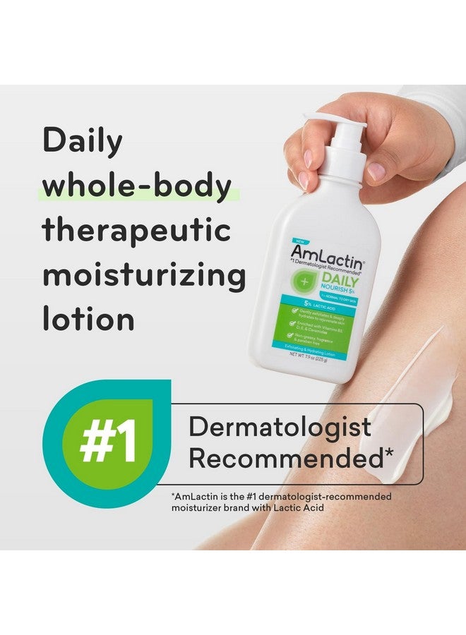 AmLactin Daily Nourish 5% - 7.9 oz Body Lotion with 5% Lactic Acid - Exfoliator and Moisturizer for Dry Skin - Image 2